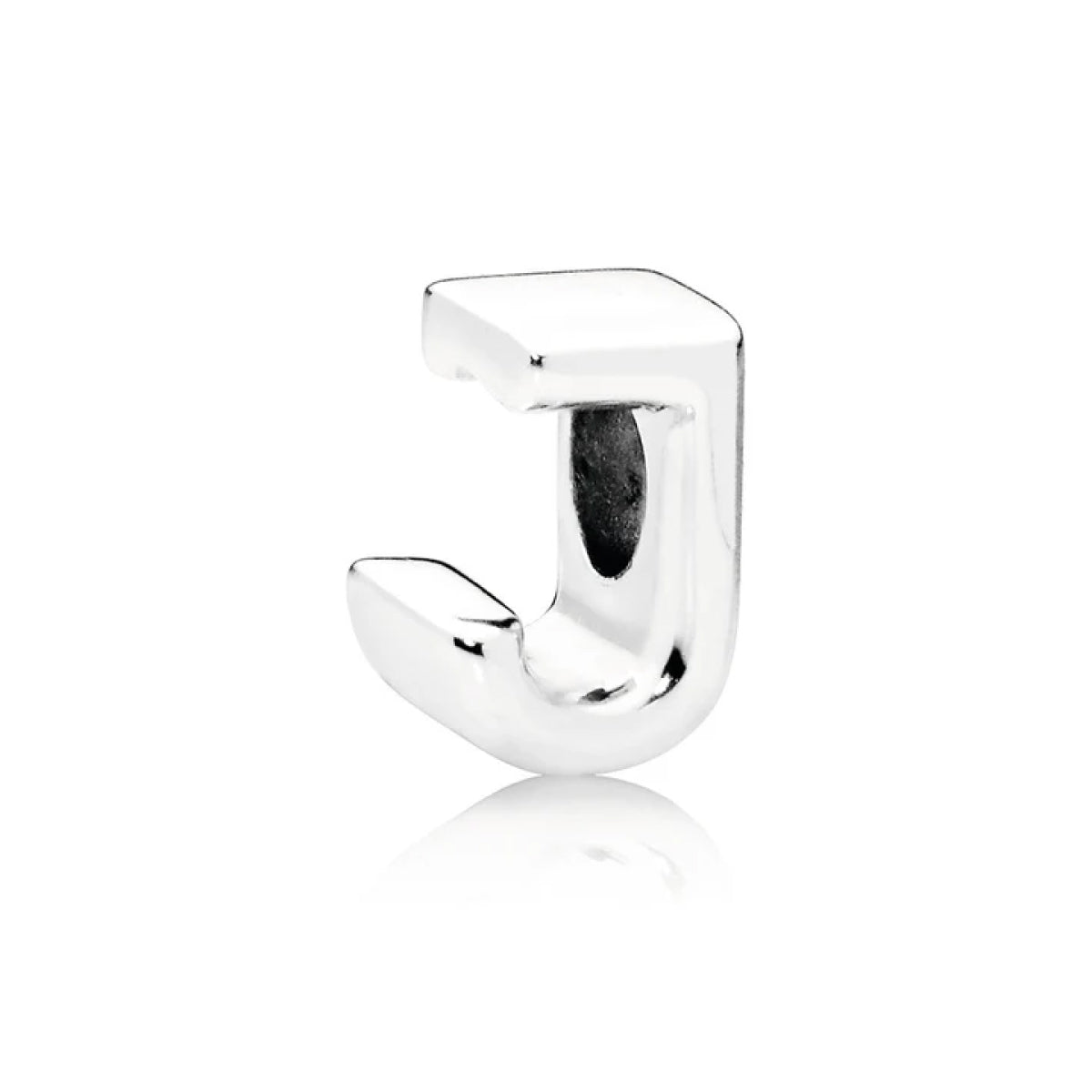 Pandora Moments Letter J silver charm