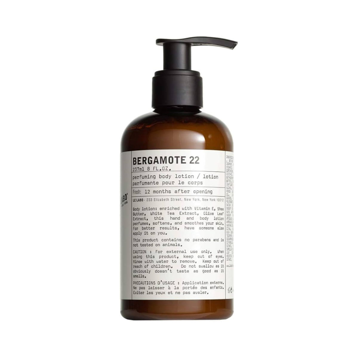 Le Labo Bergamote 22 Perfuming Body Lotion